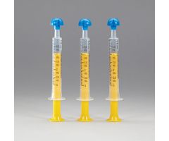  Comar Oral Dispensers with Tip Caps, 3mL - Clear