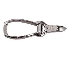 Nail Nipper Grafco Concave Jaw 4 Inch Length Chrome Plated Metal