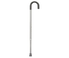 Aluminum Cane Silver Standard Handle Adjustable