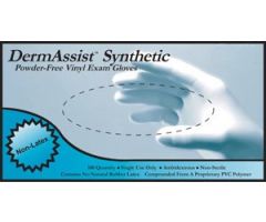 Innovative Dermassist Vinyl Synthetic Powder-Free Exam Gloves 161100