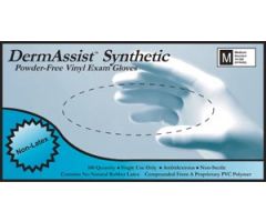 Innovative Dermassist Vinyl Synthetic Powder-Free Exam Gloves 161200