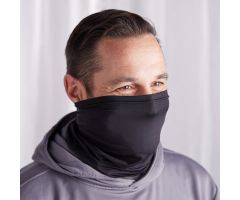 Henry Segal Black Polyester Reusable Multifunctional Neck Gaiter / Face Mask