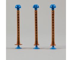 Comar oral dispensers with tip caps -1ml , green