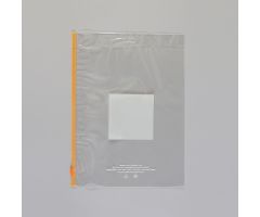Color-Coded Slider Bags, 10 x 12 - Orange