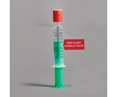 Pre-printed flag labels, high alert double check