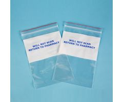 Easy-Write Reloc Zippit  Bags, Will Not Scan Return To Pharmacy, 6 x 9
