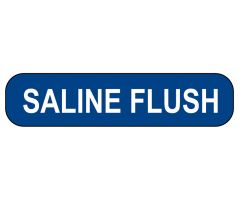 Saline Flush Labels 