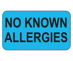 No Known Allergies Labels