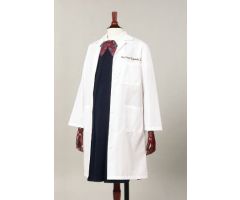 Lab Coat White Size 10 Knee Length Reusable
