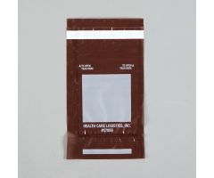 Self-Sealing Tamper-Indicating Bags, Amber, 3-3/4 x 6-1/4