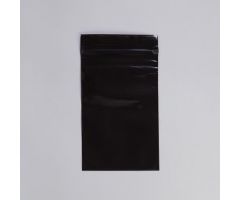 Zipper Bags, 4x6, Black