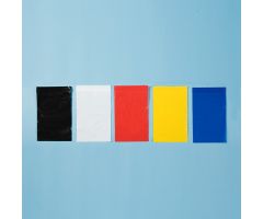 Colored Zippit  Bags, 6 x 9 - Black