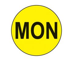 MONDAY Circle Labels