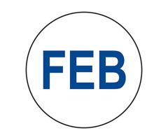 FEBRUARY Circle Labels