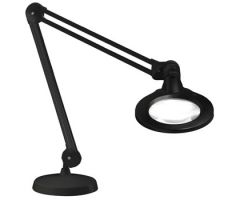 KFM LED Magnifier, 30" Arm, 5D, Weighted Base