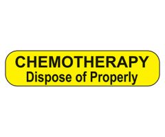 Chemotherapy Dispose of Properly Labels 
