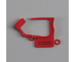 Handy Padlock Seals, Numbered, Red


