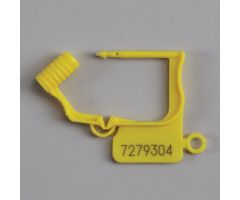 Handy Padlock Seals, Numbered, Yellow

