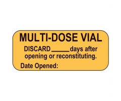Multi-Dose Vial Labels, 1 x ?