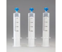 HCL by Comar Oral Dispensers with Tip Caps, 20mL, Clear with White Plungers