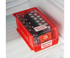 High Alert Insulin Bin - 1405 Red