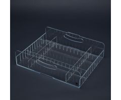Shelf Tray with Dividers, Small