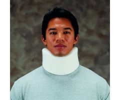 Cervical Collar DeRoyal Deluxe Contoured / Medium Density Adult One Size Fits Most One-Piece 3 Inch Height 22 Inch Length