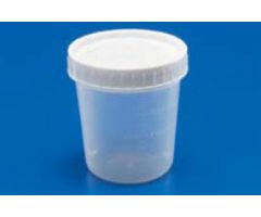 Specimen Container Precision OR Packaged 2-1/2 X 3 Inch Plastic 120 mL (4 oz.) Screw Cap Unprinted Sterile in OR Blister Pack