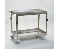 Stainless Steel Cart, 2-Shelf
