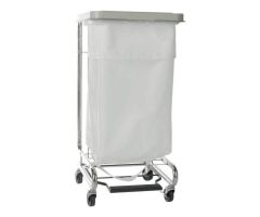 Hamper Stand  General Purpose Rectangular Opening 30 to 33 gal. Capacity Foot Pedal Self-Closing Lid ,187946