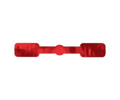 Tamper-Evident Foil Seals, Blank, Red

