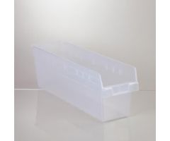 Store-Max 8 Inch High Bin, 7x8x24 - Clear