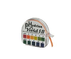 pH Paper in Dispenser Hydrion Vivid 1.0 to 11.0 190036