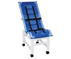 Reclining bath / shower chair with base & casters 