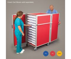 HCL Transport Cart for 24 Crash Cart Boxes