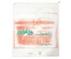 Patient Belongings Bag 18 X 20-1/2 Inch Polyethylene Drawstring Closure White