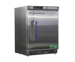 Abs undercounter stainless steel pharmacy/vaccine refrigerator, 4.5 cu. ft., f