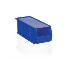 1401 HCL Super Tough Bin w/ Clear Lid, Blue