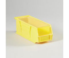1401 HCL Super Tough Bin w/ Clear Lid, Yellow