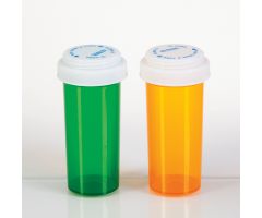 Vials with Reversible Caps, 30 Dram - Green