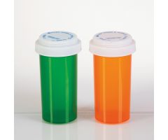 Vials with Reversible Caps, 40 Dram - Amber
