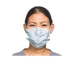 Procedure Mask FluidShield Pleated Earloops One Size Fits Most Blue NonSterile ASTM Level 2 Adult