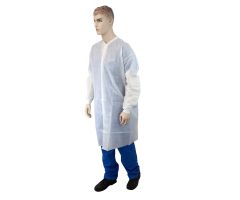 Lab Coat w/out Pockets, Small, White