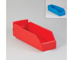 Corrugated Plastic Shelf Caddies - Red, 19823