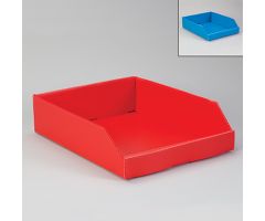 Corrugated Plastic Shelf Caddies - Red, 19826