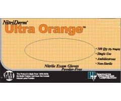 Innovative Nitriderm Ultra Orange Powder-Free Exam Gloves 199300