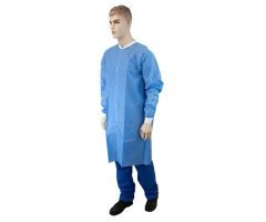 Lab Coat w/out Pockets, X-Large, Blue