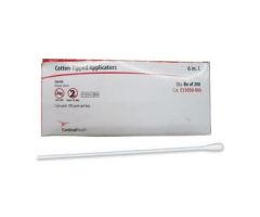 Cardinal Health Cotton Tipped Applicator, with Plastic Shaft, 6"