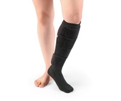 SIGVARIS 1402-UC Compreflex Lite Below Knee w/ Socks-Med REG-BLK