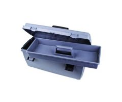 Grey Emerg Med Box 19.875 X 8.875 X 8.375H